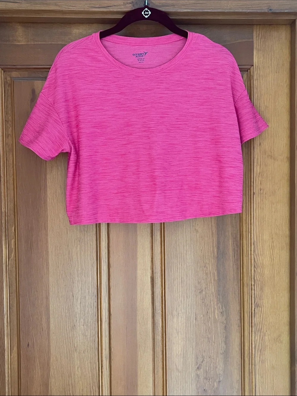 Pink Cropped Tee